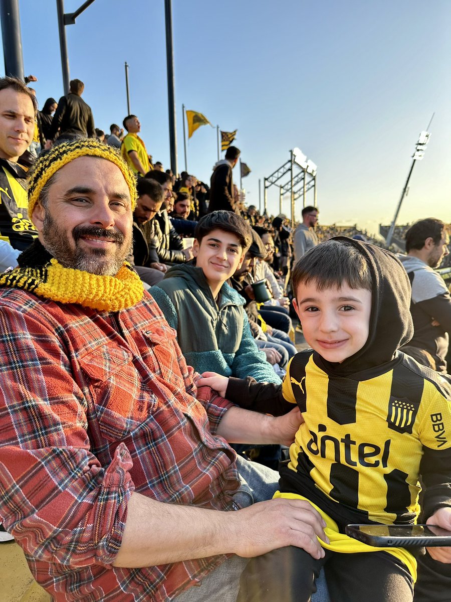 Felicidad !! Cuando tus hijos y tus nietos comparte la pasión que heredaste de tu padre