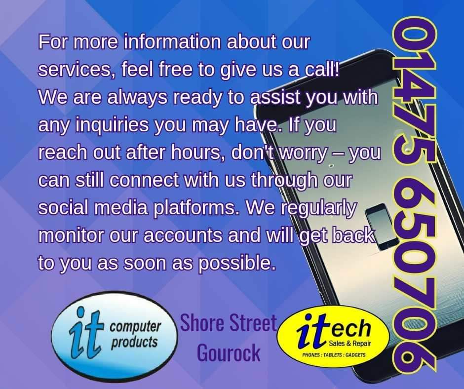 ITComputerPro's tweet photo. It's #FeelGoodFriday 😀
@ITComputerPro - @itechInverclyde Shore Street Gourock  shop open 9 to 5.

#ComputerBuilds #Gaming  #computeraccessories #upgrades #Inverclyde #Gourock #ChooseLocal #ScotlandLovesLocal https://t.co/lrEFiI9S0R