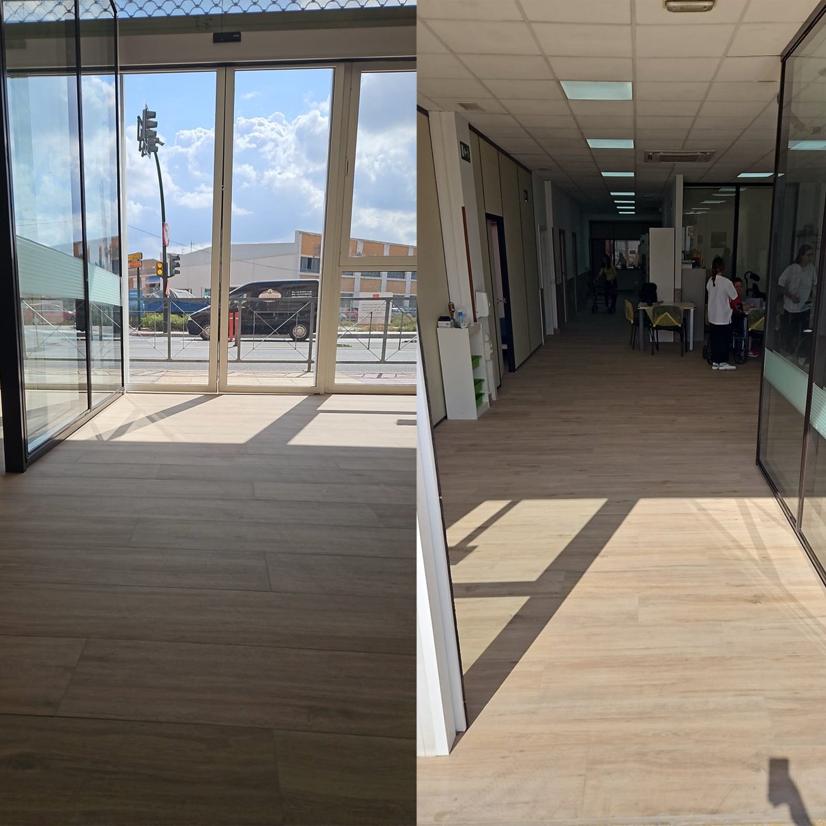 #CENTRODEDÍA | ⚠️​♿​ Hemos renovado el suelo del <a href="/Cdjuancerezo/">CENTRO JUAN CEREZO</a>, que se encontraba en mal estado, por este suelo cerámico antideslizante que cumple con las condiciones de accesibilidad y seguridad, para los usuarios y usuarias que acuden cada día a nuestro centro.