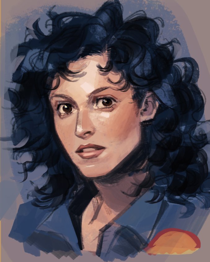 Monkiinart's tweet photo. watched alien finally and i love sigourney weaver https://t.co/T92WXaP273