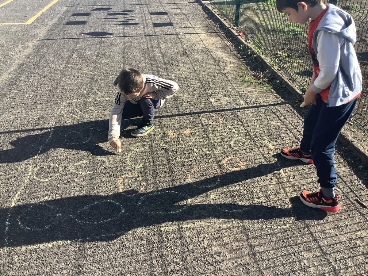 We took our learning outside today as a fun ending to #MathsWeekScot <a href="/WpsMissS/">Miss Sommerville</a>