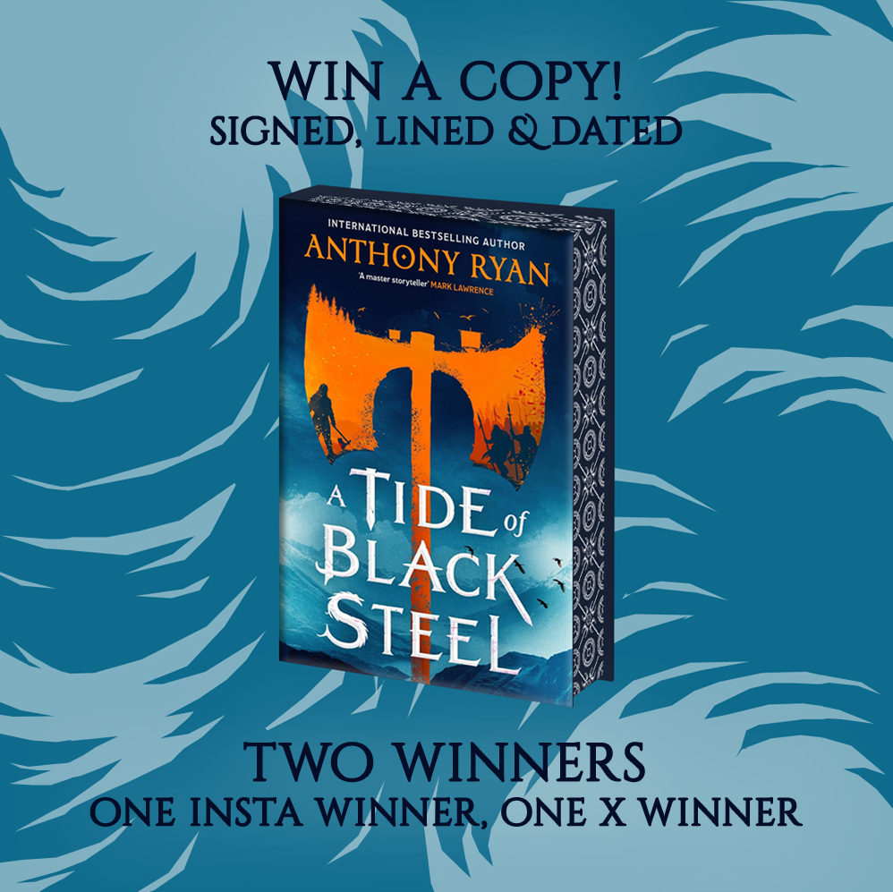The Broken Binding | Bookstore (@binding_broken) on Twitter photo It's giveaway time! We are giving away a signed, lined and dated copy of our special edition of A Tide of Black Steel! <a href="/writer_anthony/">Anthony Ryan</a> was kind enough to line and date two copies during his signing session - thank you again 💚
To enter, follow us, <a href="/writer_anthony/">Anthony Ryan</a> and retweet! It's giveaway time! We are giving away a signed, lined and dated copy of our special edition of A Tide of Black Steel! <a href="/writer_anthony/">Anthony Ryan</a> was kind enough to line and date two copies during his signing session - thank you again 💚
To enter, follow us, <a href="/writer_anthony/">Anthony Ryan</a> and retweet!