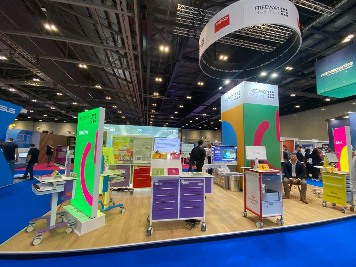 BarcoHealth's tweet photo. 🙏 Thank you to everyone who visited us at #HETT24!

We were thrilled to showcase our #surgicaldisplay and #collaboration technologies, integrated with #FreewayMedical’s mobile cart-based innovations.

Interested in more? Visit us at 🔗 https://t.co/Twp2WUwqlP https://t.co/Ia1E5mP0SP