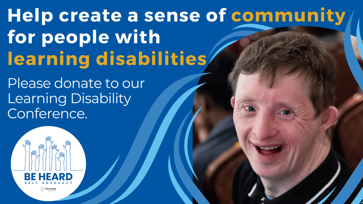 🌟 Your Support Can Build Stronger Communities 🌟 

49% of people with learning disabilities feel more connected with social support, vs. 18% without it. Help expand these networks through our Learning Disability Conference. 

✨ Donate: bit.ly/47w9t9Me   

#BeHeard