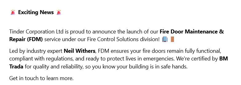 #FireSafety #BuildingSafety #BMTrada #FireDoors