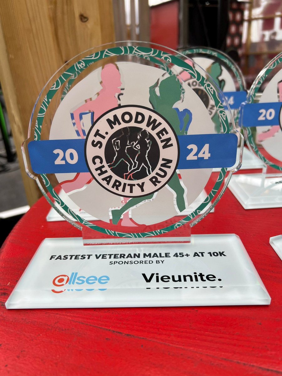 VieuniteHQ's tweet photo. What an amazing day at the St. Modwen #Charity Run for @LandAid! 🏃‍♂️

🙌 We're thrilled to have sponsored the Fastest Veteran Male 45+ at 10k #award, presented by our MD, Dr. Baoli Zhao.🎖️

Thank you to everyone who made this event possible! ❤️

#CharityRun #LandAid https://t.co/hEuJvBOHuM