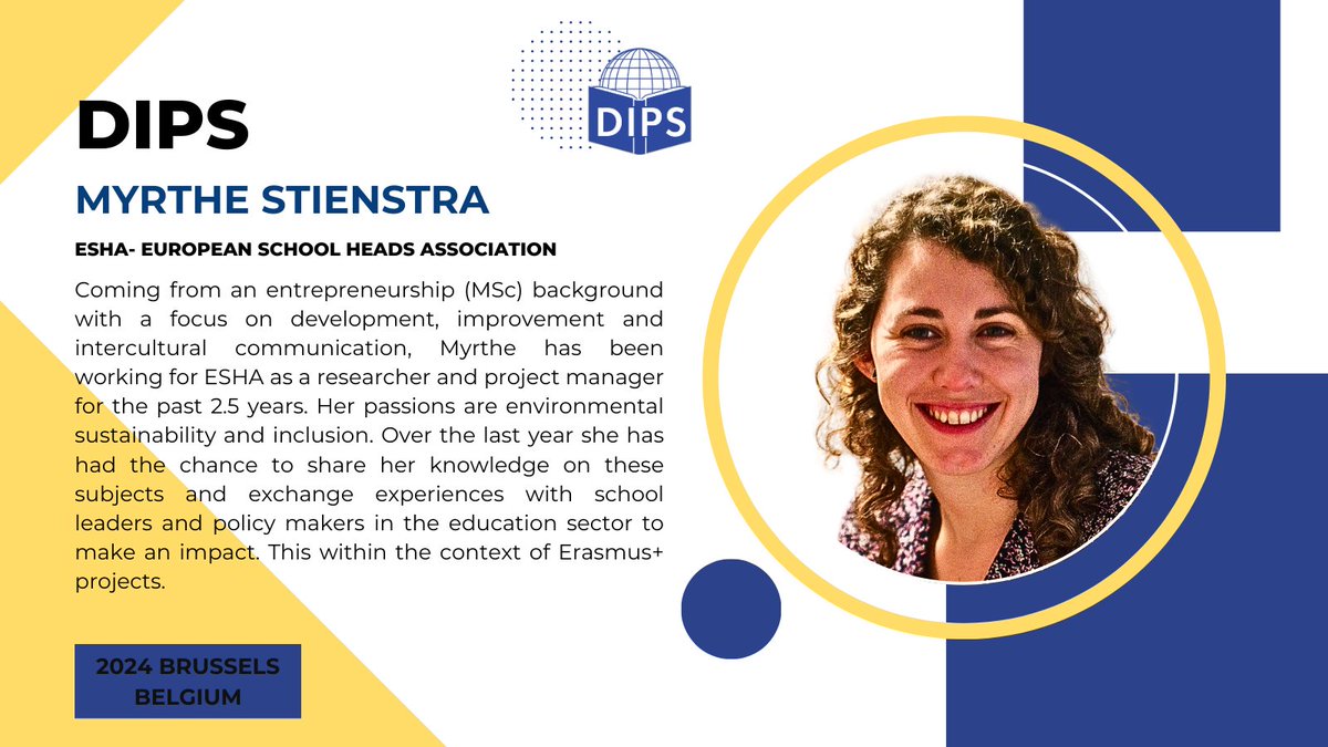 Meet the presenters at DIPS Brussels 2024 #EducationConference #ProfessionalDevelopment #CurriculumInternationalization #ErasmusPlus #InternationalProjects #FundingOpportunities  #CreativityInEducation #ProfessionalDevelopment #EducationNetworking #HandsOnLearning
