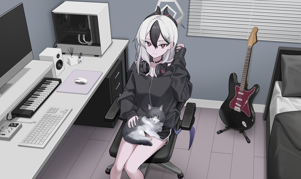 _kit_11's tweet image. デスクマットにする予定のカヨコ絵