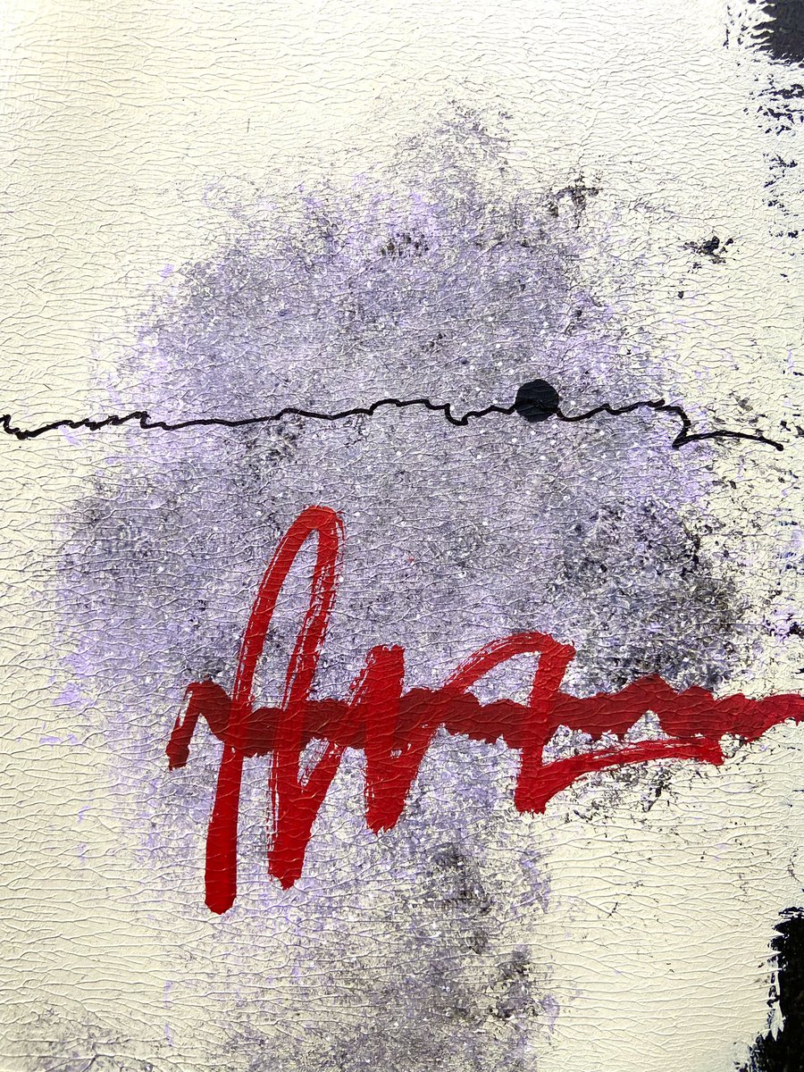 spaceswithlight's tweet photo. What’s the difference between planning things out vs rolling the dice and just seeing what happens, for you? Do you have examples? 

For me, this painting’s the result of an experiment into letting go. 

#art #paintings #paintingsonpaper #abstractart #contemporaryart https://t.co/jhnjp4zO13