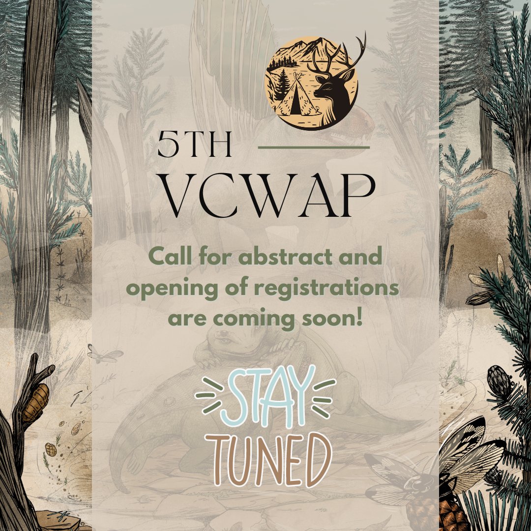 The Virtual Conference for early-career Archaeologists and Paleontologists is back for 2025! 🎉 We’re celebrating 5 years together. Call for abstracts and registration will open soon!

Artwork by Sandra Hähle accompanies us this year #FossilFriday  #paleoart  #Archaeology