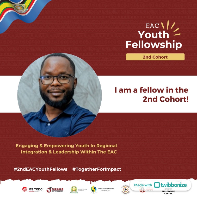 RobertOkiror5's tweet image. I am thrilled to be joining the second cohort of the EAC Youth Fellowship.    
#2ndEACYouthFellows  #TogetherForImpact
@oneyoungafrica
@MSTCDC
@jumuiya
@DFC_Fellowship
@jmkfhq
@TheJNLC