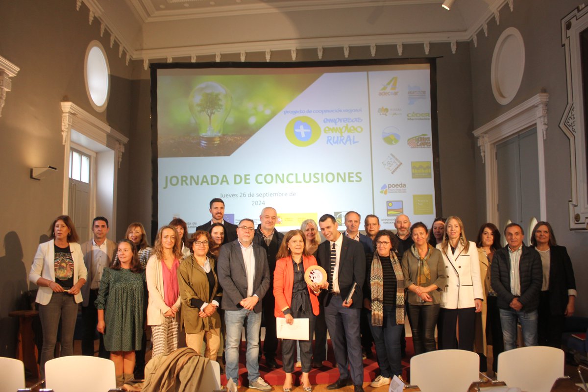 Ayer celebramos la JORNADA DE CONCLUSIONES del proyecto <a href="/empresasempleo/">+Empresas +Empleo +Rural</a> en un acto celebrado en el Casino y Círculo de Recreo de Medina de Rioseco. (Abrimos hilo🧵)
