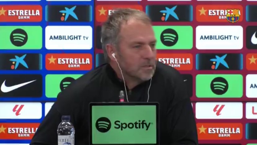 BarcaUniversal's tweet photo. Hansi Flick: "Being a Barça coach is fantastic.” https://t.co/TjAQlgyGy4