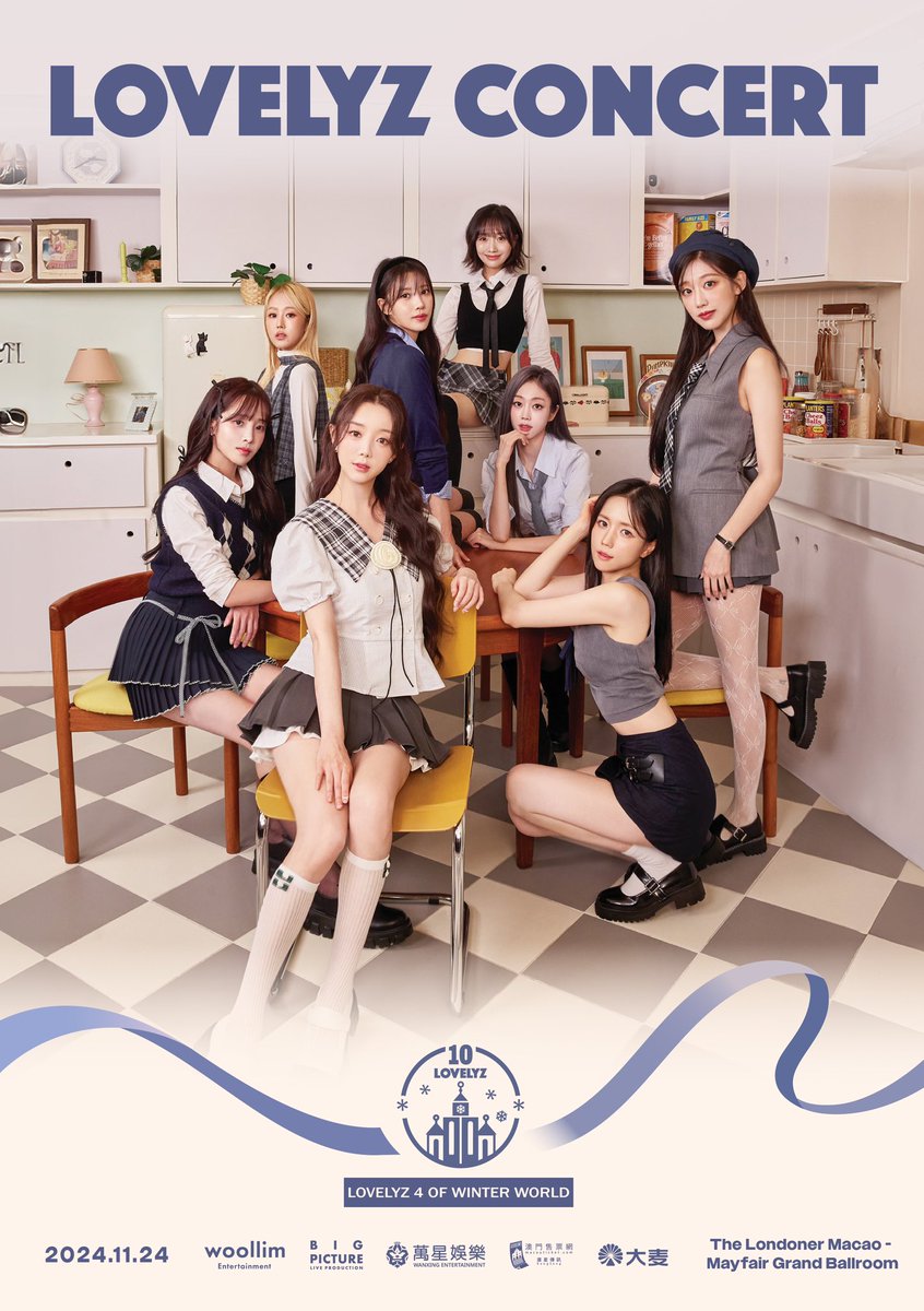 Lovelyz 10th Anniversary Concert 

#겨울나라의_러블리즈4 IN MACAU

❄ 2024. 11. 24  
❄The Londoner Macao -  Mayfair Grand Ballroom

#Lovelyz #러블리즈
#10th_Anniversary #Concert 
#Lovelinus