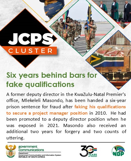 Justice, Crime Prevention & Security Cluster tweet media