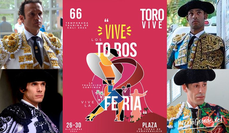 𝐂𝐀𝐋𝐈 𝐀𝐍𝐔𝐍𝐂𝐈́𝐀 𝐒𝐔𝐒 𝐏𝐑𝐈𝐌𝐄𝐑𝐎𝐒 𝐍𝐎𝐌𝐁𝐑𝐄𝐒
Alejandro Talavante, Antonio Ferrera, Luis Bolívar y Sebastián Castella, son, por ahora, las apuestas de la feria en Cañaveralejo. Ganaderías y abonos.
👉 acortar.link/T2yz1n