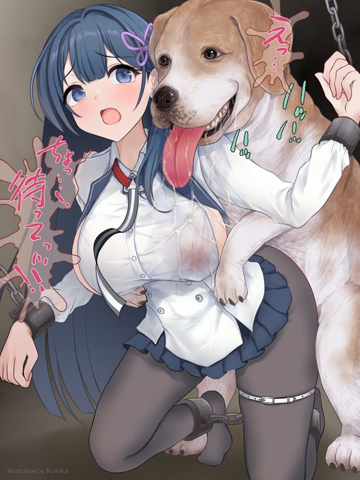 ベルとワンちゃんはとっても仲良し❤ 