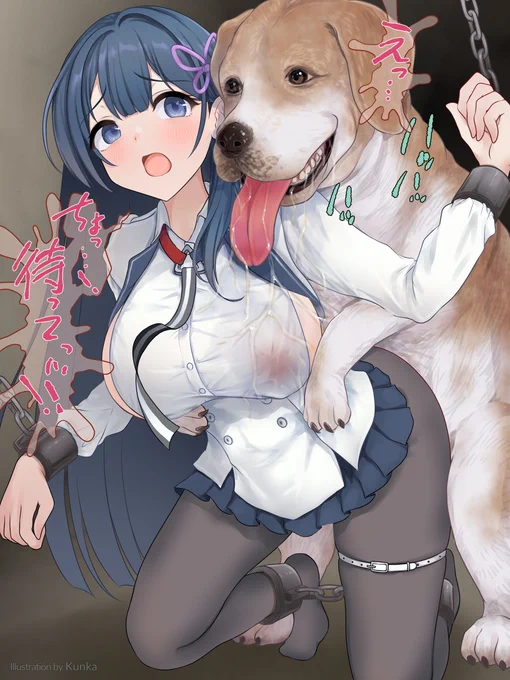ベルとワンちゃんはとっても仲良し 