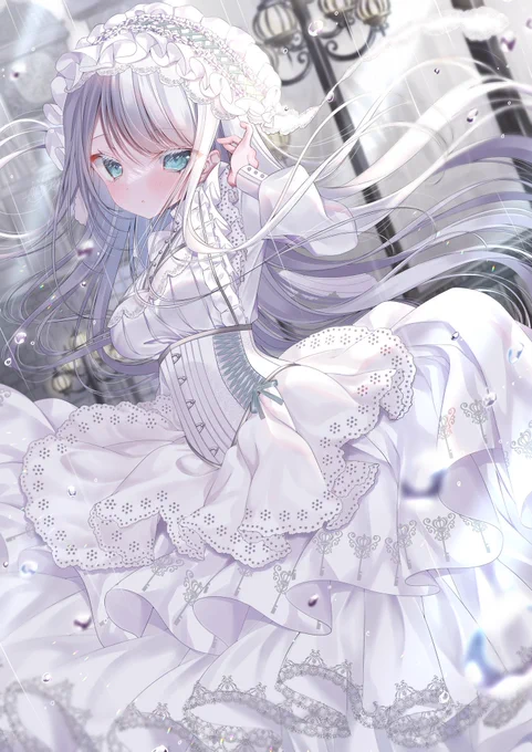 #見た人も無言で銀髪or白髪をあげる 