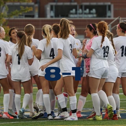 What a match! Jill's defeated Brookville with an incredible 8-1 victory! 💪⚽️ Moving to 8-4 for the season! 
Goals scored by:
- Peters ⚡️
- Morrissey 💥
- Darr ⭐️
- Altenburg 🎯
- Both Montgomery sisters 💖
- AND 2 from Bowden 🔥🔥
What a team effort! 🚀💙💛