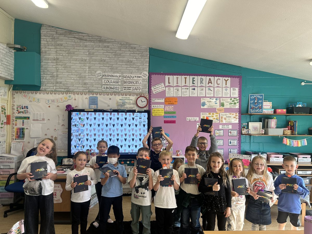 P3/2 have the responsibility of being our JRSO this year. They were presented with their note pads and badges at assembly this morning. They worked hard with Miss Smith and Mrs McLaren to create an action plan and can’t wait to get started.