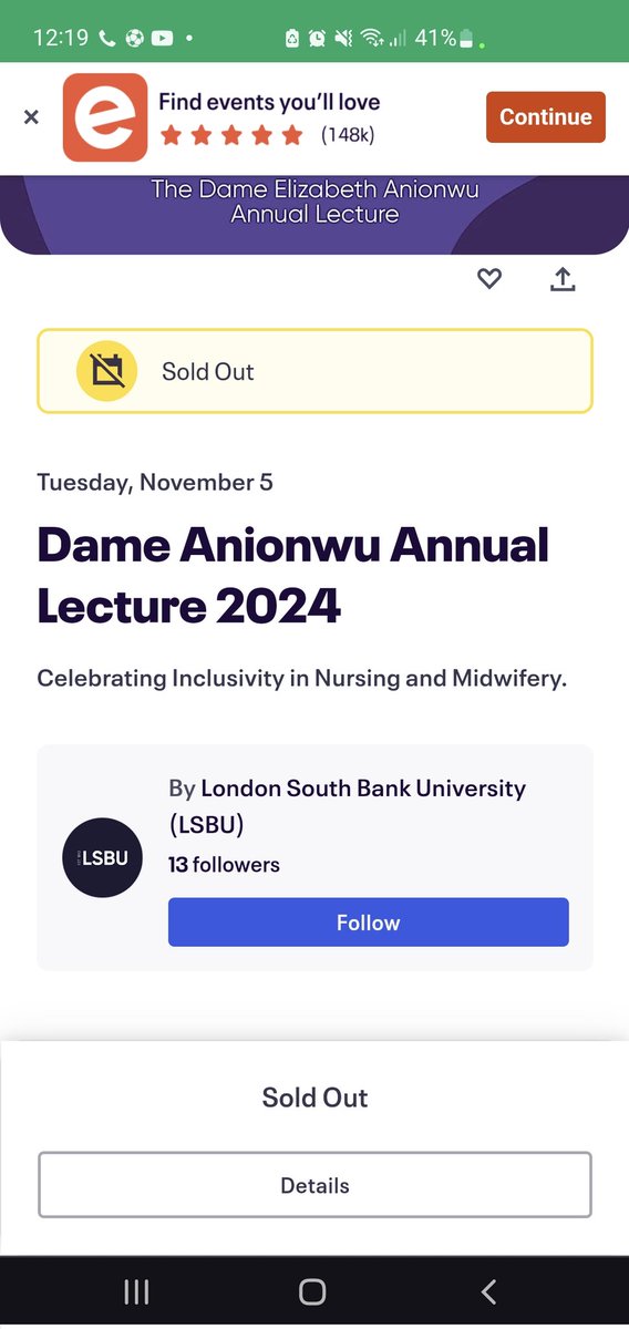 Sold out!!!😳
Just like that.
I'm honoured and grateful to give the lecture in the name of an amazing role model, @EAnionwu, Our 9ja Dame!
A wait list has been opened for those who haven't registered to attend.
The event will be hybrid and looking at other options to ensure those