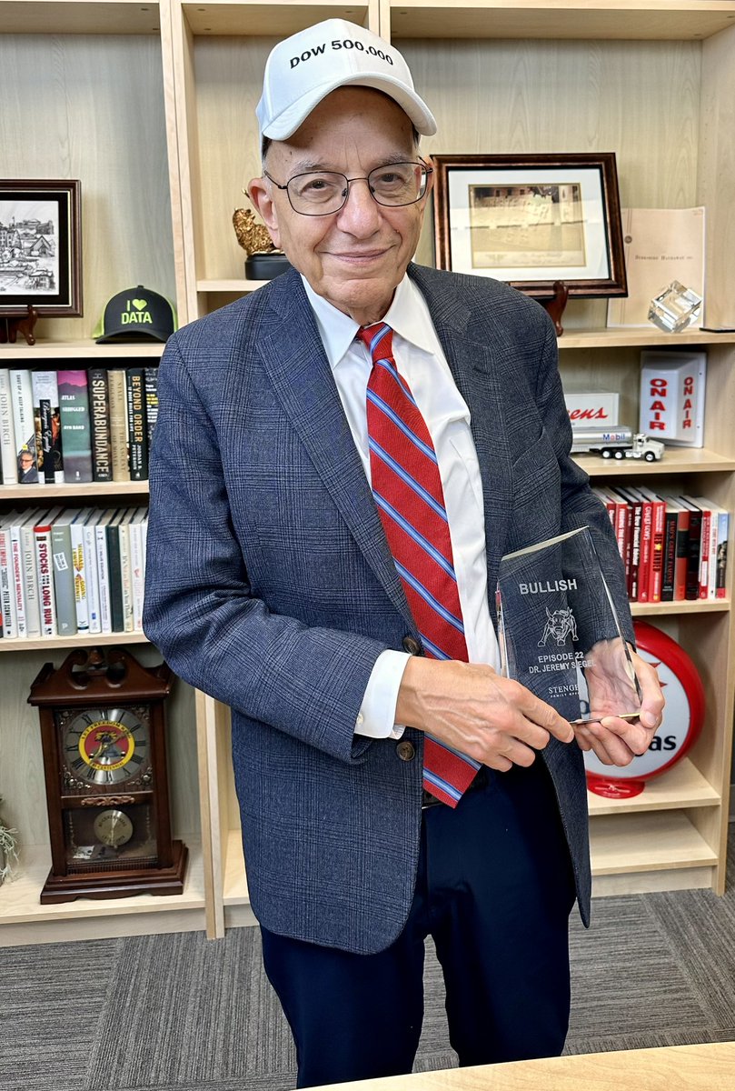 Stenger_FO's tweet photo. The legendary Dr. Jeremy Siegel stopped by our studio yesterday to record an episode of Bullish.

Watch on YouTube here: https://t.co/r6vtk4FAQK https://t.co/7VBI2ulOtX