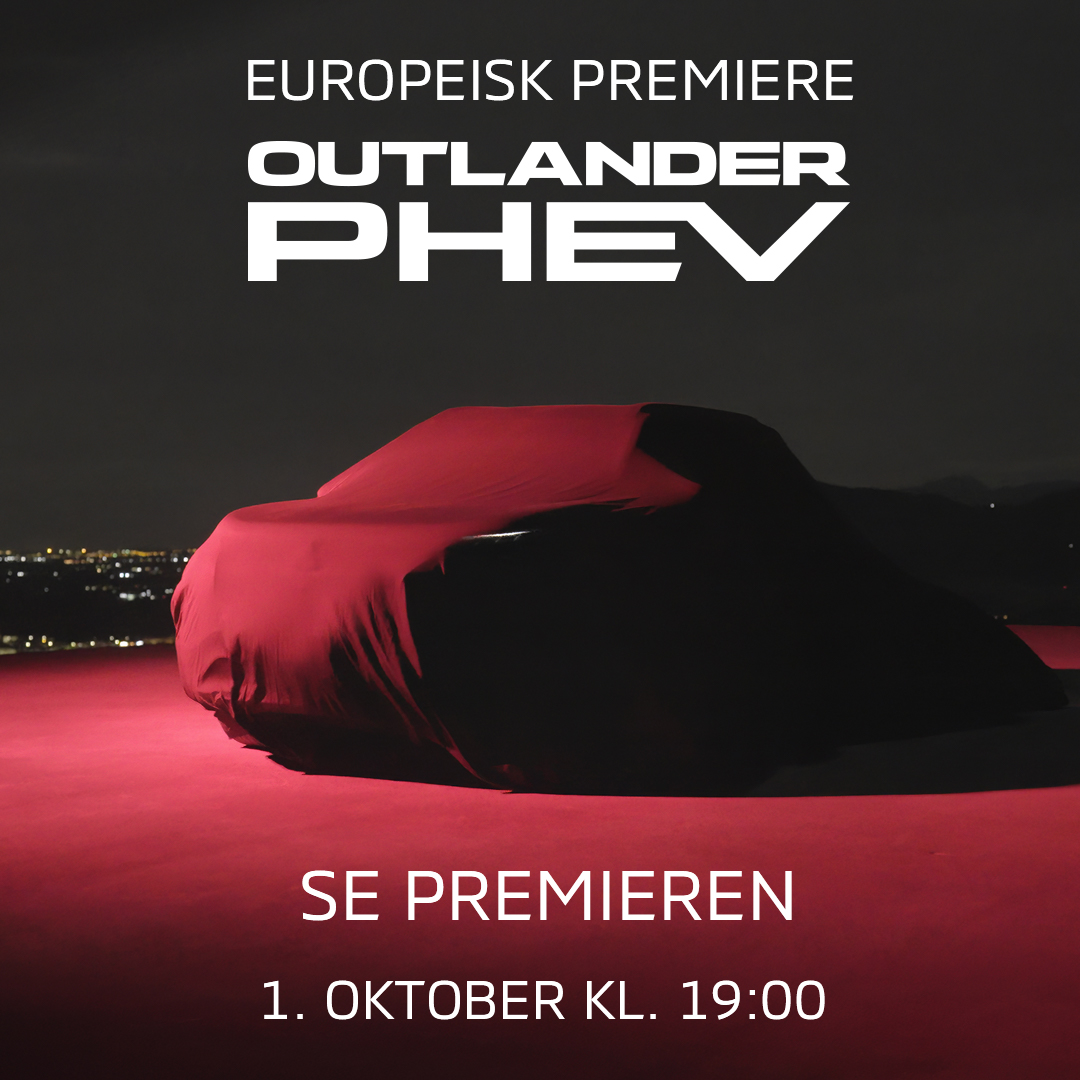 🚗✨ Gå ikke glipp av den direktesendte europeiske premieren på nye Mitsubishi Outlander PHEV 1. oktober kl. 19:00 🤩Se premieren her 👉 mitsubishi-motors.no/nye-outlander-…