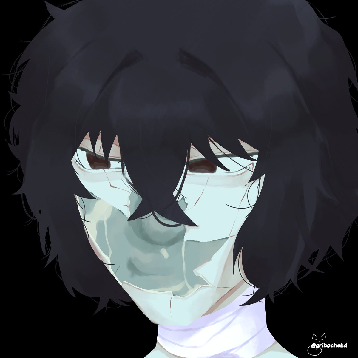 Никогда не поздно присоединятся к тренду ✌️ 
#BSD #dazaiosamu #bsdfanart