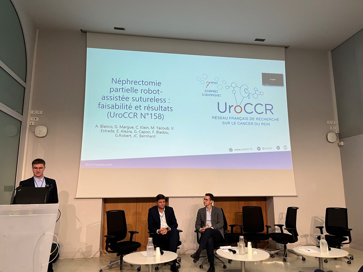 uroccr's tweet photo. 4. #SUTURELESS N°158 : Néphrectomie partielle robot-assistée sutureless par A. BLANCO / Pr J-C. BERNHARD (@CHUBordeaux) https://t.co/7dwewYwooE