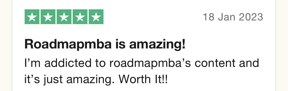 98% 5 star reviews can’t all be wrong ⭐️⭐️⭐️⭐️⭐️

We are the social impact startup making business education accessible for 5 billion people. 🌍👩🏽‍🎓

Find out more at roadmapmba.com

#business #strategy #entrepreneurship #leadership #management #RoadmapMBA #socialimpact