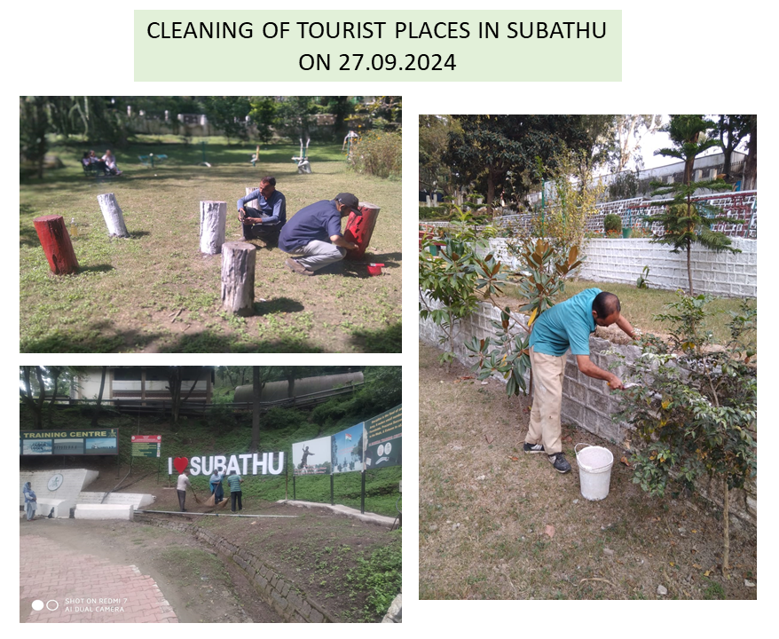 BoardSubathu's tweet photo. Saluting the hard work of our sanitation staff for keeping Subathu's tourist spots clean and beautiful.
#SwachhataHiSeva2024 #SwachhBharatMission #Subathu #SwachhBharat
@SpokespersonMoD
@prodefencechan1
@MoHUA_India https://t.co/Znegr6RJHm