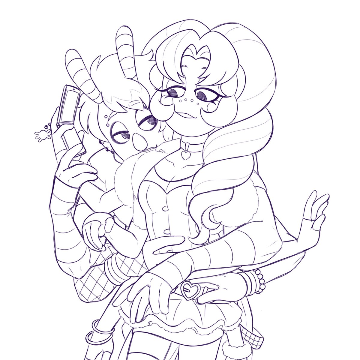 LiliDivine_arts's tweet photo. Little wip of my next drawing ahhh! I'm in love, Howdy and Alice in scene Au ( Au that belong to @Nana_RedClover ❤️ )
#welcomehome #welcomehomeau #welcomehomeoc #howdypillar #alicealamode #Sceneau https://t.co/RwJe0UTxm9