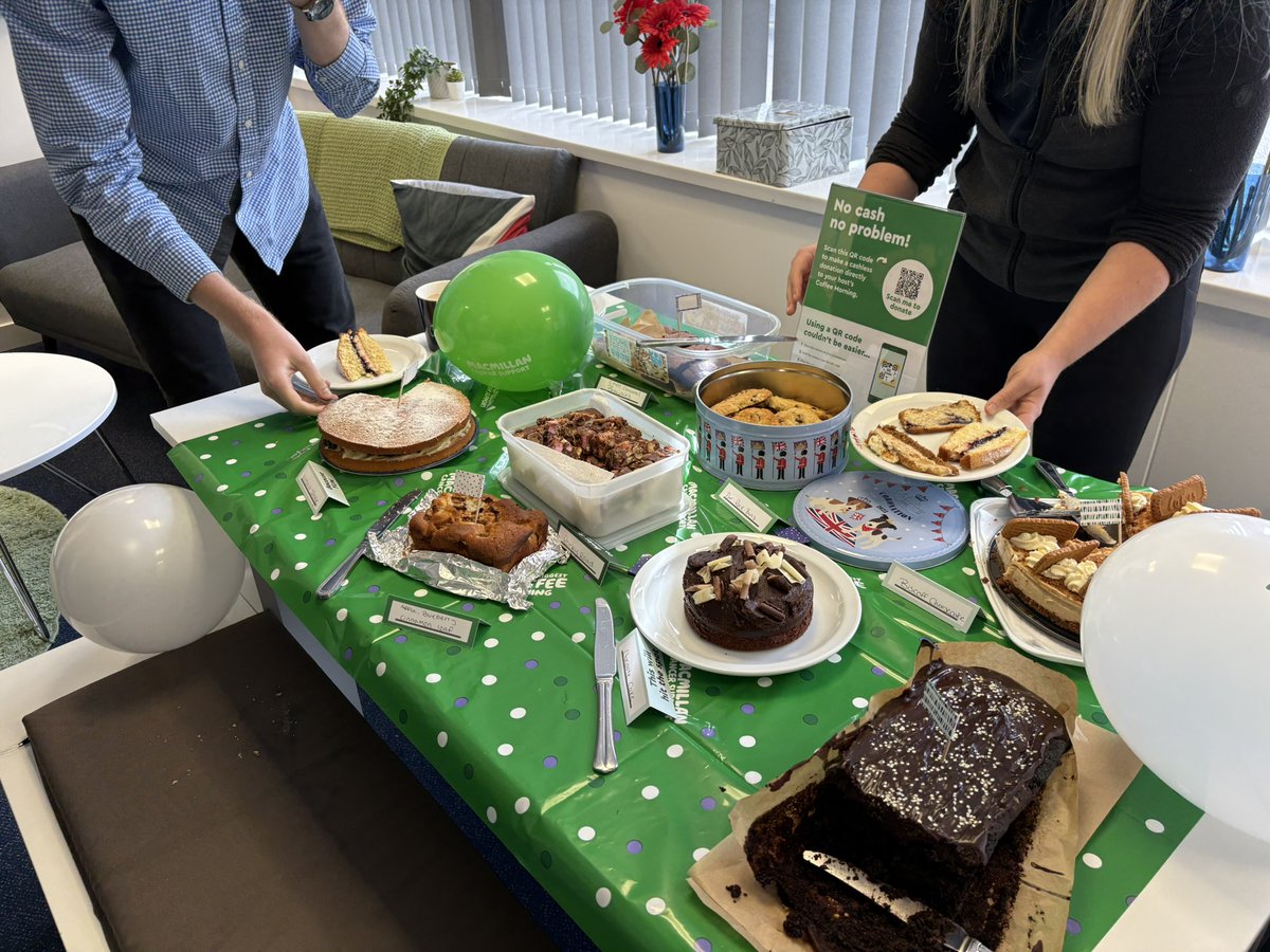 We’ve had a fantastic morning hosting our #MacmillanCoffeeMorning! 🍰☕

Great to catch up with colleagues over some delicious cake and support a fantastic cause - <a href="/macmillancancer/">Macmillan Cancer Support</a> 💚

#Macmillan #Charity #MakingADifference