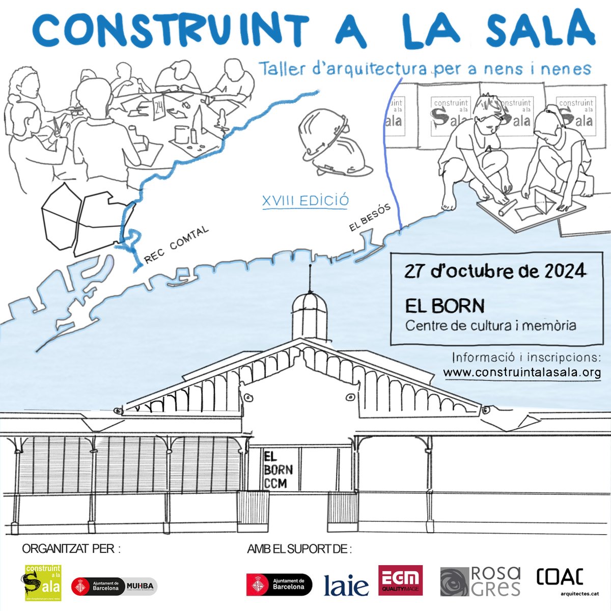 📢TORNA CONSTRUINT A LA SALA 📢
Construint a la Sala és un taller gratuït per a infants d’entre 7 i 12 anys, però sobretot és una manera d’apropar la cultura a tothom.

Vols participar? No t’ho perdis!

Ja estan obertes les inscripcions dels infants!
construintalasala.org/inscripcions-i…