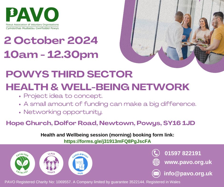 PowysConnectors's tweet image. Please note that there has been a change of venue for this event due to road closures, the event will now be held at Hope Church in Newtown:
2 Hydref / October 2024, 10:00 - 12:30
Hope Church, Dolfor Road, Newtown, Powys, SY16 1JD

Booking link: forms.gle/o96w83U7rocXEV…