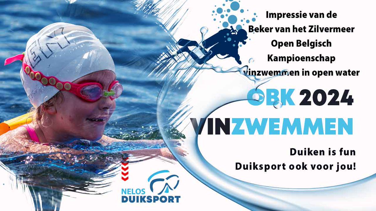 Op ons YouTube-kanaal NELOSvzw staat een nieuwe video over de Beker van het Zilvermeer - Open Belgisch Kampioenschap vinzwemmen in open water.
youtu.be/48OnLeKXHQs

#vinzwemmen