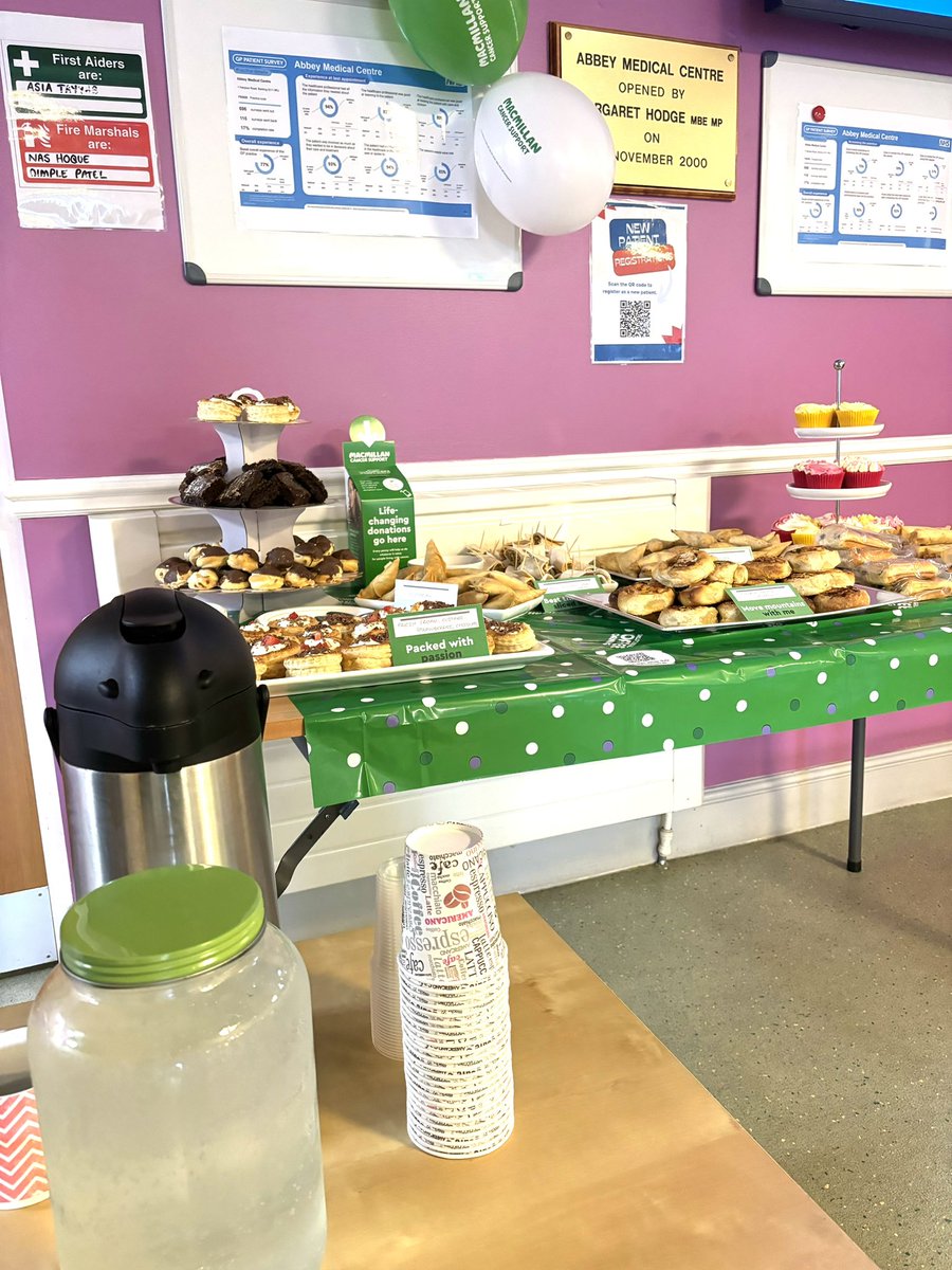 AmcBarking's tweet photo. Thank you to everyone who attended our #MacmillanCoffeeMorning 💚

And a huge thank you to @dranju303 for reminding everyone about the importance of prevention! Make sure to take up the offer when you’re called in for your checks!

@macmillancancer @CR_UK https://t.co/OxVc9eLkVF