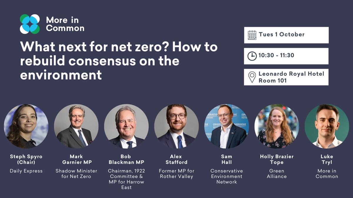 Kicking off Tuesday we'll be talking net-zero. With public backing for tackling climate change spanning party lines, but different routes available to reaching net-zero what stance should the Conservative's take on transition in opposition?