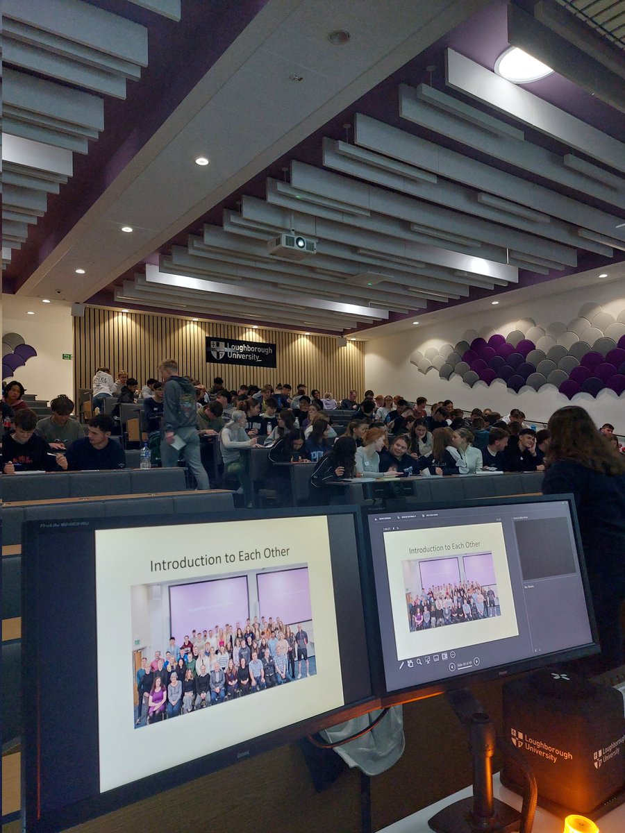 Enjoyed meeting the new <a href="/lborogeog/">Loughborough Geography and Environment</a> first years this morning with a quick geography bingo. Will be a great year:)