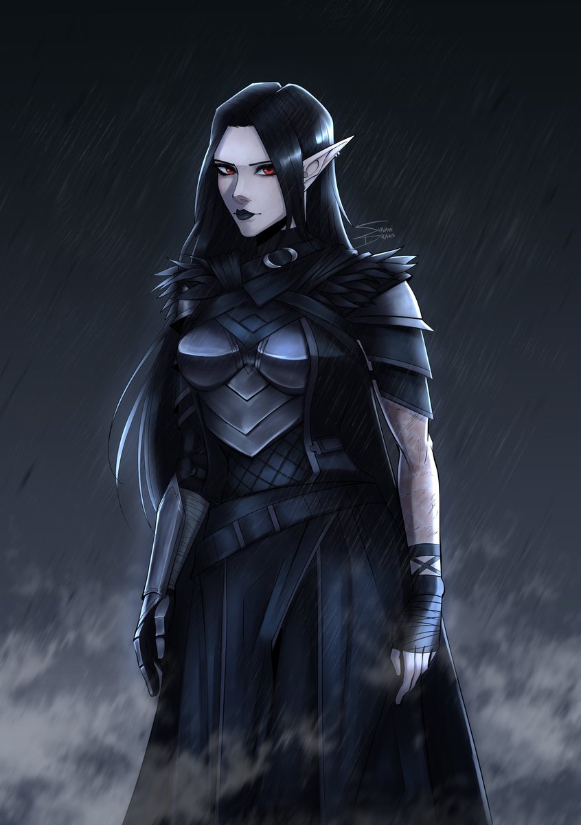 SunamiStorm_'s tweet photo. Did another revamp on Naveria. I am starting to understand armors a bit more(had to repost...I noticed my lighting layer was off xD).

#art #illustration #conceptart #artcommissionsopen #artwork #shadarkai #shadarkaiart #elf #elfoc #elfart #dndart #dndoc #artwork https://t.co/wIoruHIJ8a