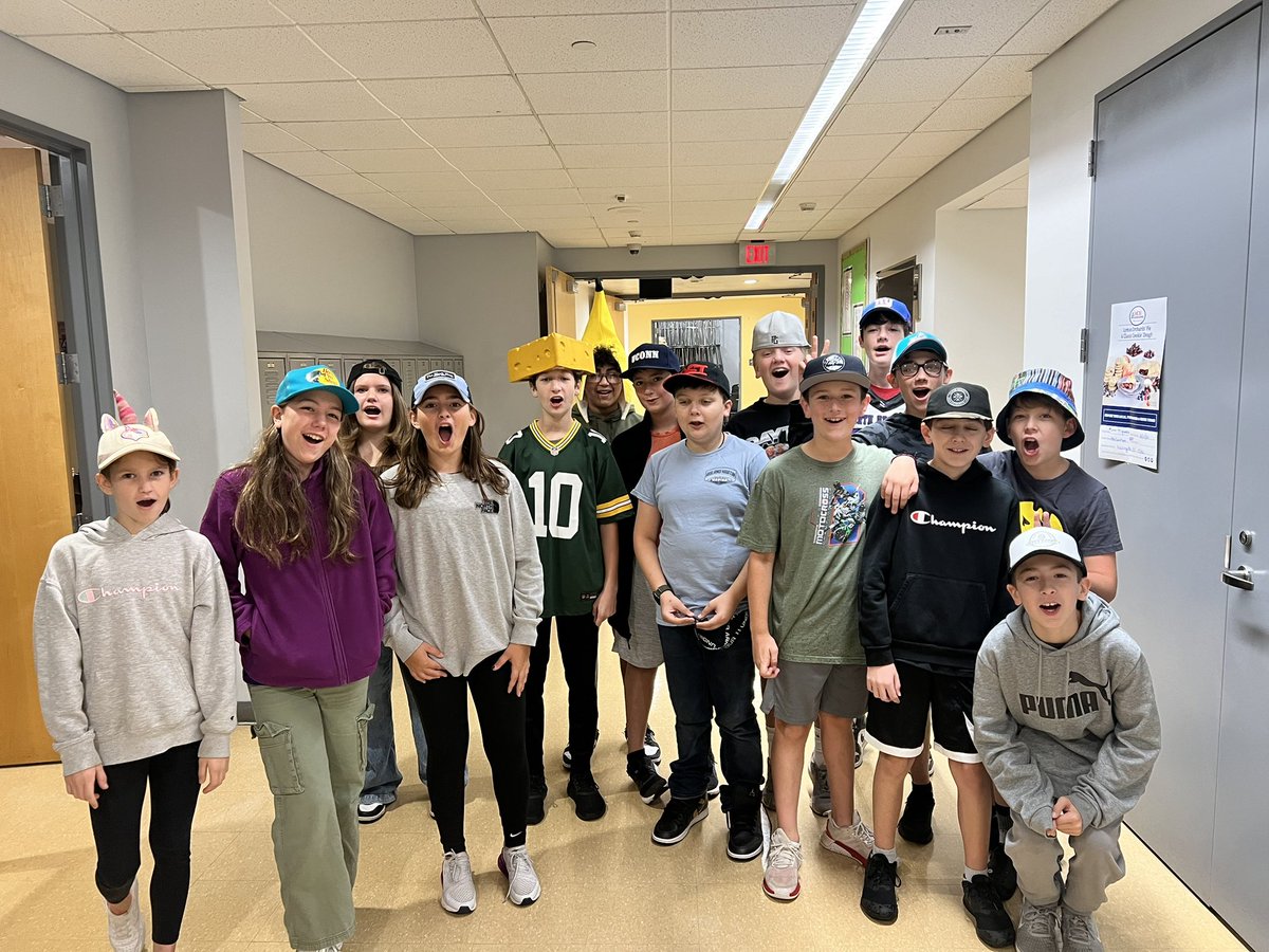 Hat day to raise money for the Tommy Fund! Such a worthwhile cause. #HatsForHope #NBISHawks