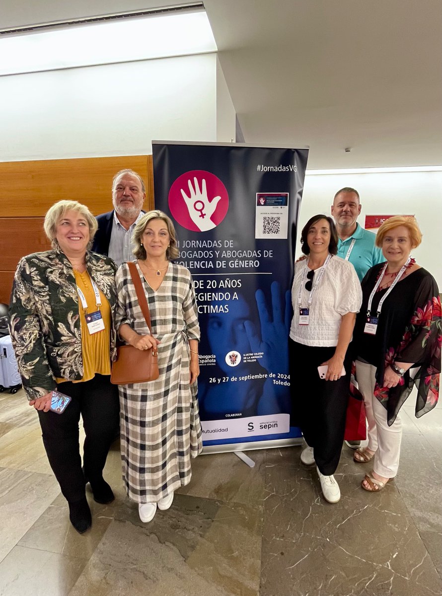 Equipo <a href="/eREICAZ/">Abogados Zaragoza</a> en #JornadasVG24 de <a href="/icatol/">ICA TOLEDO</a> y <a href="/vgcgae/">Abogacía_Vio_Género</a>