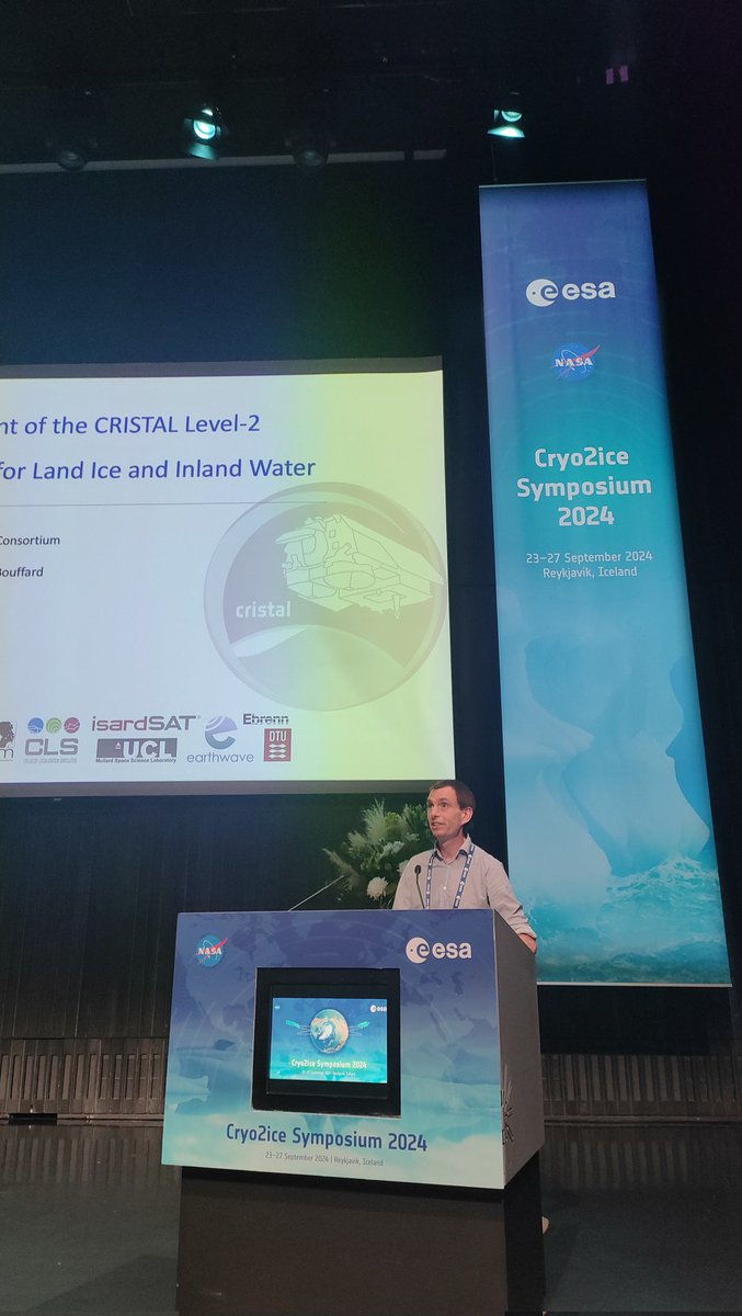 esa_cryosat's tweet photo. @TaniaGDCasal @PaoloCipollini @albgarci @isardSAT @HSkourup @DTUcryo @NASAJPL @malmcmillan of @CPOM_news is back! 

"CLEV2ER: Status of the CRISTAL Level-2 Prototype Processors for Land Ice and Inland Water" https://t.co/z2xJrzGo5p
