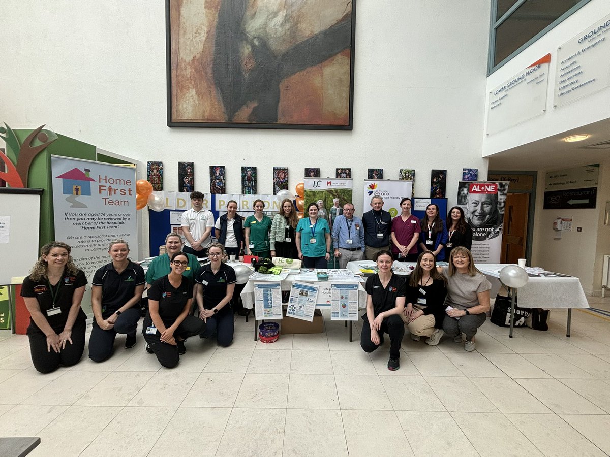 Celebrating International Older Persons Day in Mayo University Hospital with all our amazing hospital and community services. #internationalolderpersonsday#geratric @saoltagroup #Opal#homefirst#mayouniversityhospital <a href="/ALONE_IRELAND/">ALONE</a> <a href="/AgeFriendlyIrl/">Age Friendly Ireland</a>