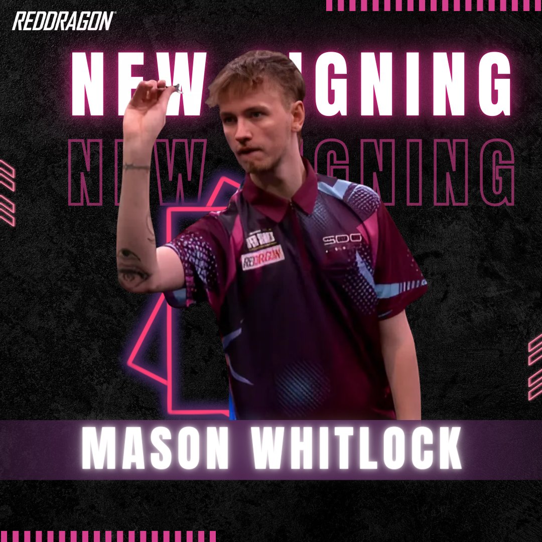 📢 Red Dragon are pleased to announce the signing of Mason Whitlock!

Welcome to the team Mason 🎯