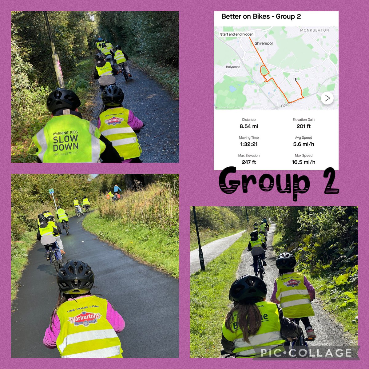 NYPS_OPAL's tweet photo. @NYPSYr5Meerkats @NypsYr5bPumas @Newyorkprimary Group 2 have headed to the wagon ways this morning. It was cold but at least we missed the rain. Well done for completing just under 9 miles.  @BetterOnBikes24 https://t.co/PFf1WMuph4