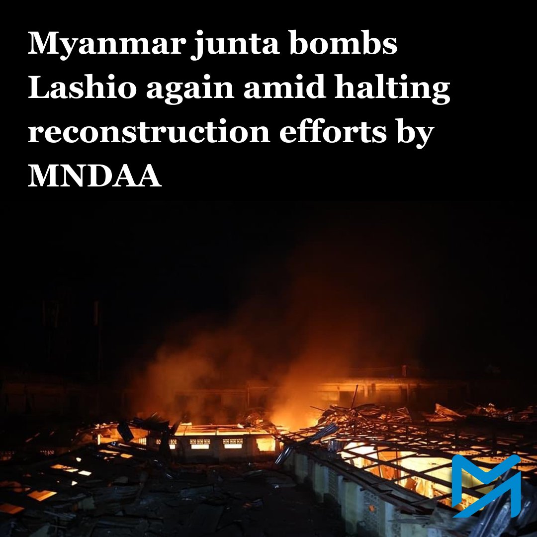 After losing a command headquarters in Lashio to the Kokang ethnic armed group last month, Myanmar’s military junta called for peace talks with its opponents on Thursday but nonetheless proceeded with airstrikes on the city hours later

Read more: myanmar-now.org/en/news/myanma…

Sign up