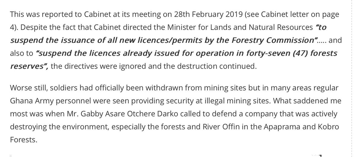 SmylyThe3rd's tweet photo. From Professor Frimpong Boateng’s report on galamsey #FreeTheCitizens #StopGalamsey https://t.co/9kwhsYCupx