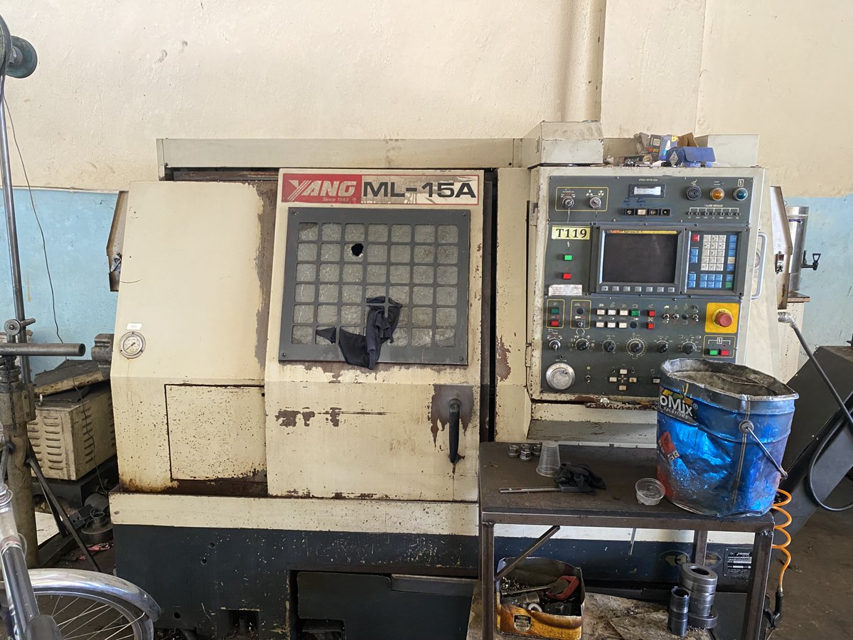 MGMAKNA's tweet photo. YANG ML 15-A 6 İNÇ 1999 Model Kapalı Kart CNC Torna

MG Takım Tezgahları Makina https://t.co/5K4YC6RHmF.Şti
2. El ve Sıfır Makina Alım-Satımı

Fevzi Çakmak Mah. Aslım Cad. No:71/E Teksan San.Sit.
Karatay / KONYA

https://t.co/JYSUk1yY5U
info@mggrup.net

0532 611 67 64 https://t.co/Q543E9X0C7